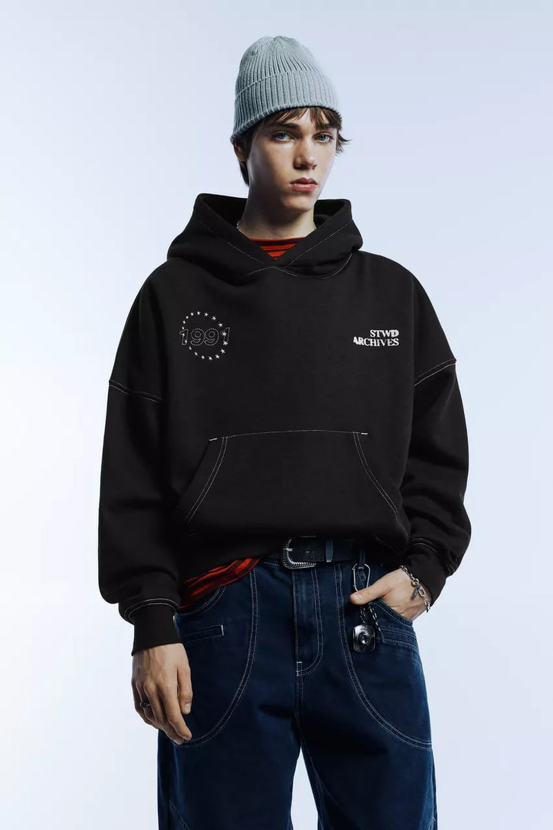 STWD Archival Back-Print Hoodie