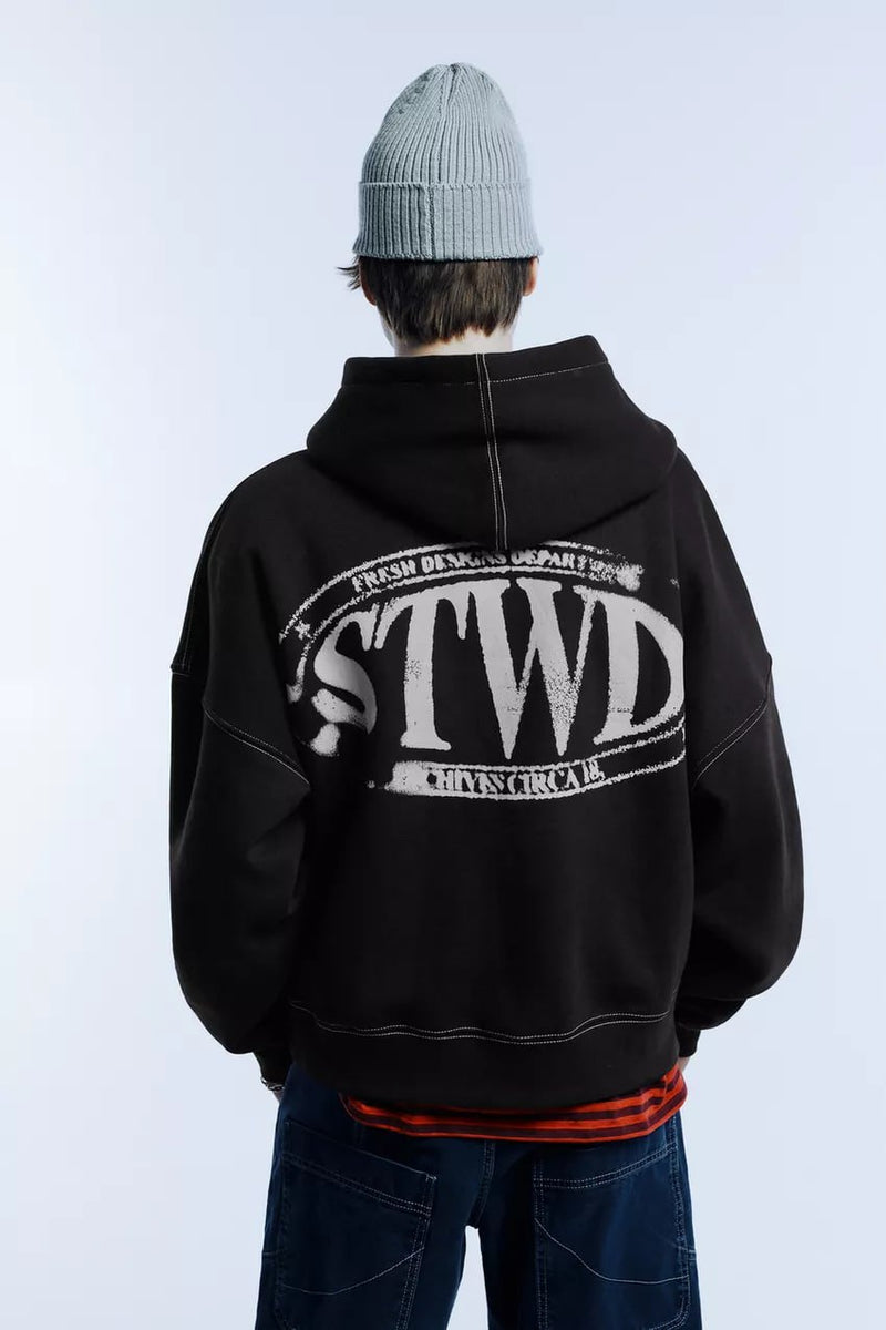 STWD Archival Back-Print Hoodie