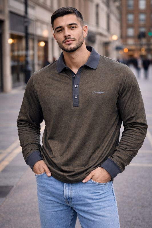 Long Sleeve Polo