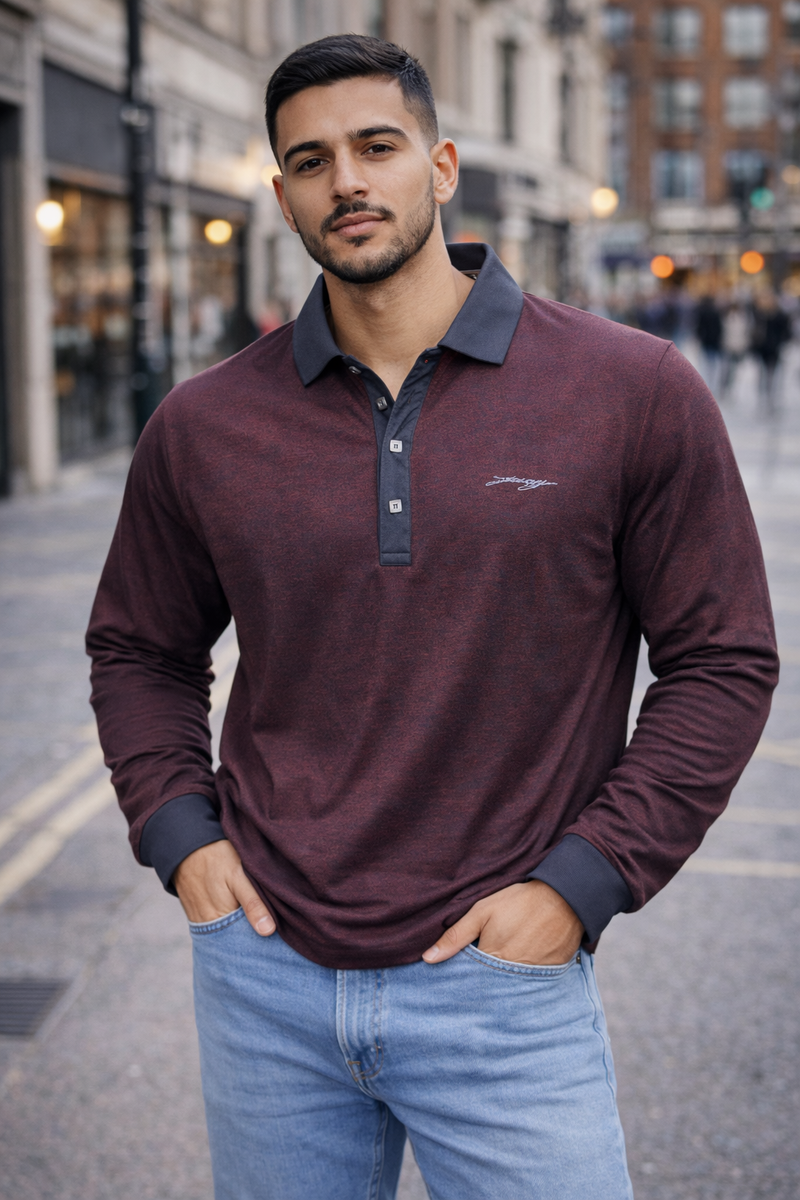 Long Sleeve Polo